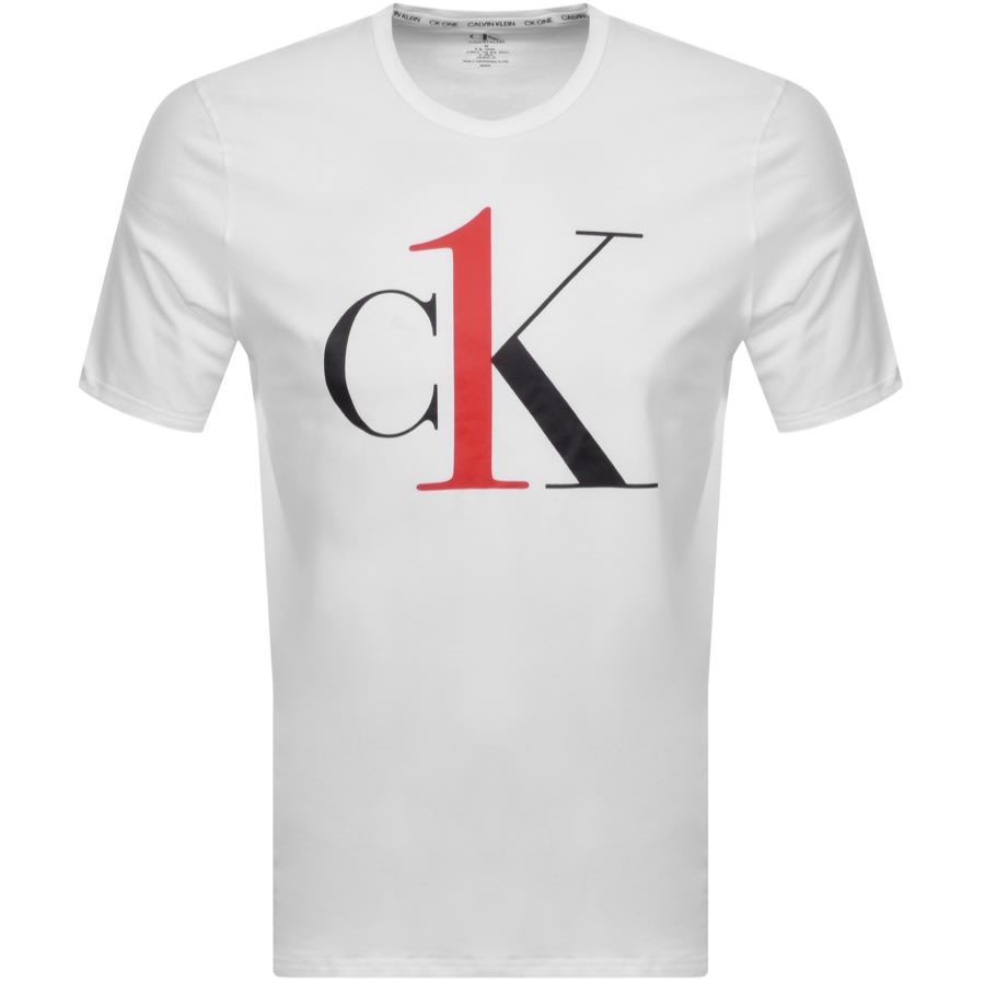 Alternative Image for ProductCalvin Klein Lounge Logo T Shirt White1